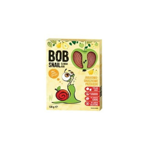 Przekąska jabłkowo-gruszkowa z owoców bez dodatku cukru 120g BobSnail