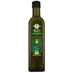 Olej Lniany Tłoczony Na Zimno Bio 250 Ml - Dary Natury