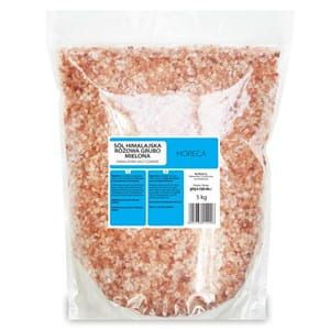 Sól Himalajska Różowa Grubo Mielona 5 Kg - Horeca