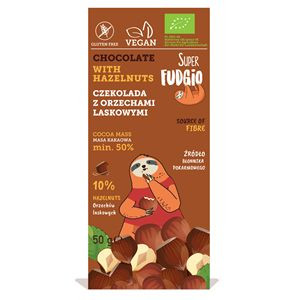 Czekolada Z Orzechami Laskowymi Bezglutenowa Bio 50 G - Me Gusto (super Fud