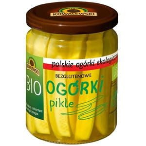 Ogórki Pikle Obrane Krojone Bezglutenowe Bio 540 Ml (270 G) - Kowalewski