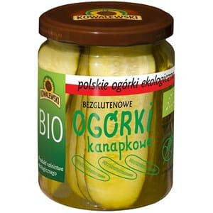 Ogórki Konserwowe Krojone Kanapkowe Bezglutenowe Bio 540 Ml (270 G) - Kowal