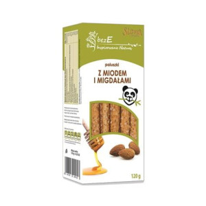 Paluszki z miodem i migdałami bez E 120 g Stema