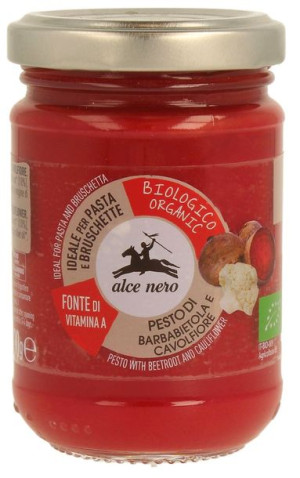 Pesto z buraka i kalafiora BIO 130 g Alce Nero