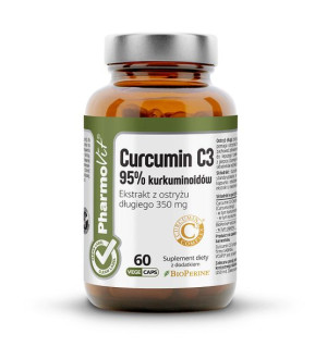 Kurkumina Bezglutenowa 60 Kapsułek 27,3 G - Pharmovit