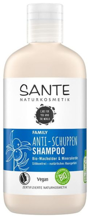 Szampon przeciwłupieżowy jałowiec i minerały ECO 250ml - Sante