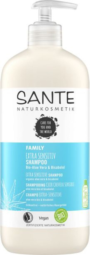 Szampon do wrażliwej skóry głowy aloes i bisabolol ECO 500ml - Sante