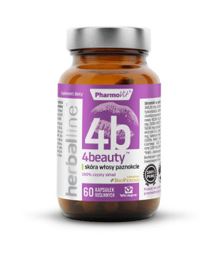 Kapsułki Na Skórę, Włosy I Paznokcie (4beauty) Bezglutenowe 60 Szt. (27,12