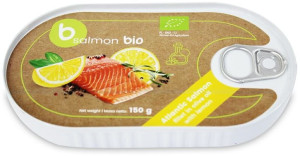Filet z łososia w oliwie z oliwek z cytryną (puszka) BIO 150g - Better fish
