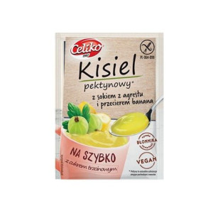 Kisiel na szybko z sokiem z agrestu i przecierem banana 20 g Celiko