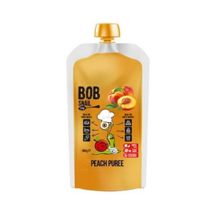 Puree z brzoskwini 100% owoców 400 ml BobSnail
