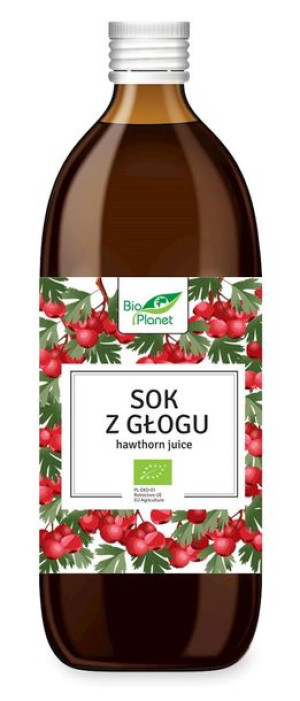 Sok z głogu BIO 500 g Bio Planet