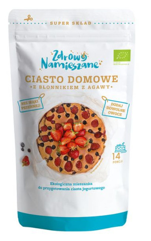 Ciasto domowe z błonnikiem z agawy BIO 300 g Zdrowo Namieszane