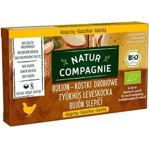 Bulion - Kostki drobiowe BEZ DODATKU CUKRÓW BIO 88 g Natur Compagnie