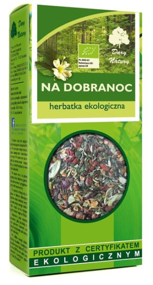Herbatka NA DOBRANOC BIO 50 g Dary Natury