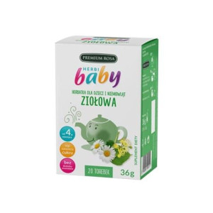 Herbatka dla dzieci i niemowląt Ziołowa 20 torebek Premium Rosa