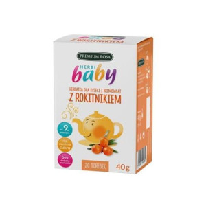 Herbatka dla dzieci i niemowląt z Rokitnikiem 20 torebek Premium Rosa