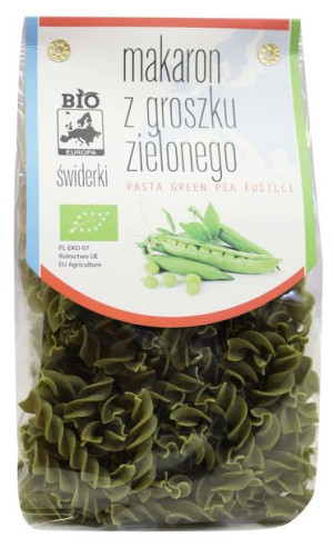 Makaron z groszku zielonego ŚWIDERKI BIO 250 g Bio Planet