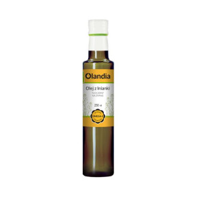 Olej z lnianki tłoczony na zimno 250 ml, OLANDIA