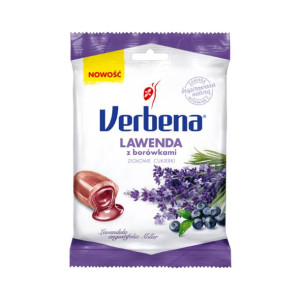 Cukierki ziołowe Lawenda z borówkami 60 g Verbena