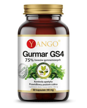 Gurmar GS4® - 75% kwasów gymnemowych - 60 kaps Yango