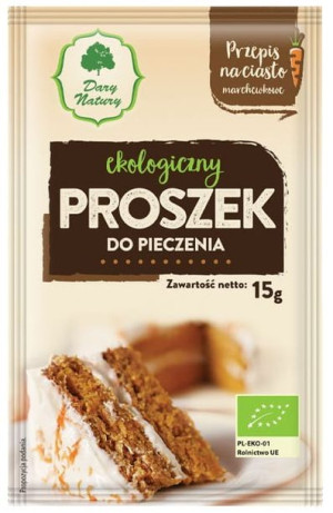Proszek do pieczenia BIO 15 g Dary Natury