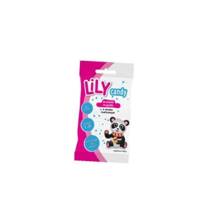 Drażetki z witaminami o smaku malinowym na gardło 40 g Lily