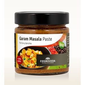 Pasta GARAM MASALA bezglutenowa BIO 175 g  COSMOVEDA