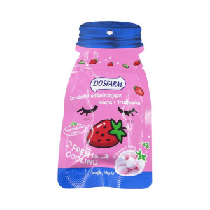 Drażetki odświeżające mięta + truskawka 16 g Dosfarm