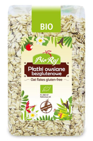 Płatki owsiane BEZGLUTENOWE BIO 350 g Bio Raj