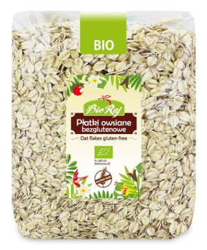 Płatki owsiane BEZGLUTENOWE BIO 1 kg Bio Raj