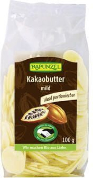 Tłuszcz kakaowy w krążkach BIO 100 g Rapunzel