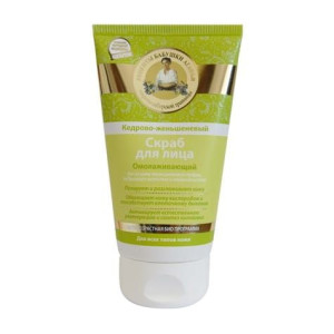 Peeling do twarzy przeciwstarzeniowy z żeń-szeniem 150 ml Babuszka Agafia