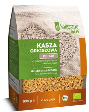 Kasza orkiszowa pęczak BIO 500 g Soligrano