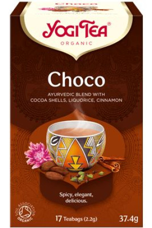 Herbata czekoladowa z kakao (CHOCO) BIO (17 x 2,2 g) 37,4 g Yogi Tea