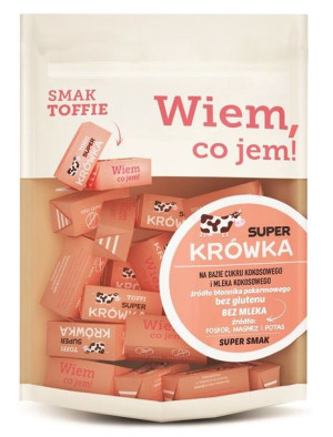 Krówki o smaku TOFFI bezglutenowe BIO 150 g Me Gusto (Super Krówka)