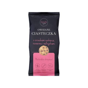 Ciasteczka owsiane z orzechami, żurawiną i rodzynkami 100 g Foods By Ann