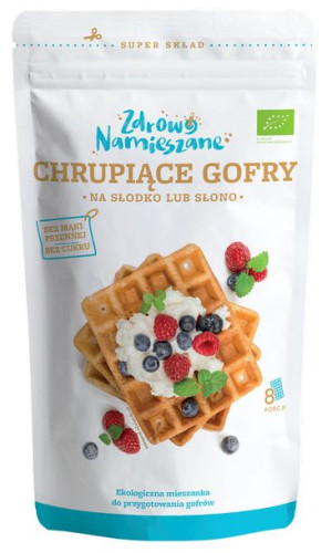  Gofry chrupiące na słodko lub słono BIO 8 porcji 240 g, Zdrowo Namieszane