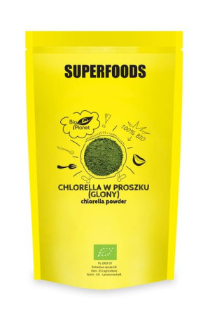Chlorella w proszku (glony) BIO 600 g Bio Planet