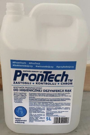 Płyn dezynfekujący do rąk 5 L, Prontech