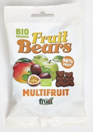 Żelki (misie) wieloowocowe bezglutenowe BIO 50 g House of Denmark