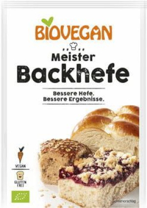 Drożdże suszone bezglutenowe BIO 7 g Bio Vegan