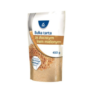 Bułka tarta ze złocistym lnem mielonym 450 g Oleofarm