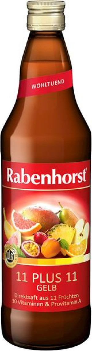 Sok wieloowocowy (żółty) MULTIWITAMINA 11 PLUS 11 NFC 750 ml Rabenhorst