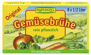 Bulion - kostki warzywne bez dodatku cukrów (żółte) BIO (8 x 10,5 g) 84 g R