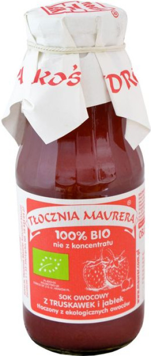 Sok truskawkowo-jabłkowy BIO 300 ml Tłocznia Maurera