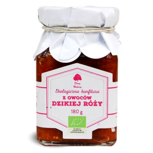 Konfitura z owoców dzikiej róży BIO 180 g Dary Natury
