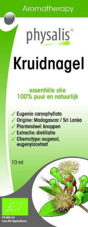 Olejek eteryczny kruidnagel GOŹDZIKOWIEC KORZENNY BIO 10 ml Physalis