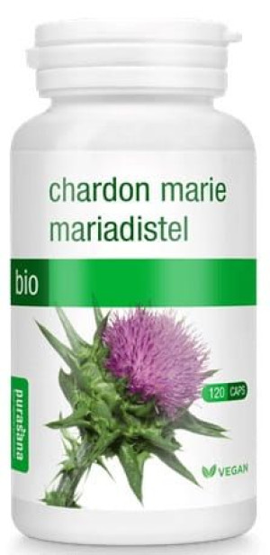 Ostropest Plamisty W Kapsułkach Bio 32,4 G (120 Szt.) - Purasana