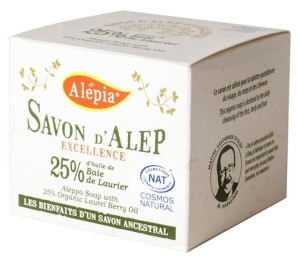 Mydło z Aleppo w kostce oliwkowo-laurowe ECO 190 g Alepia